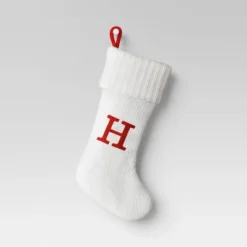 Knit Monogram Christmas Stocking White - Wondershop™ -Wondershop GUEST 0000446e 449e 49b8 8467 36c1c2c81ca9