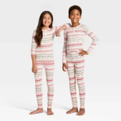 Kids' "Let It Snow" Fair Isle Cozy Knit Long Sleeve Shirt And Pants Holiday Matching Family Pajama Set - Wondershop™ Cream 9 Kids' "Let It Snow" Fair Isle Cozy Knit Long Sleeve Shirt And Pants Holiday Matching Family Pajama Set - Wondershop™ Cream -Wondershop GUEST 008e2cd8 3dd0 40c5 b849 eafd86e901cb