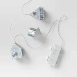 8ct LED Battery Operated Christmas Metal Village Novelty String Lights Warm White With Clear Wire - Wondershop™ -Wondershop GUEST 0183e41b e528 4302 88d4 f89fe87f2c54