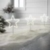 3pc Christmas LED Neon Star Novelty Pathway Marker - Wondershop™