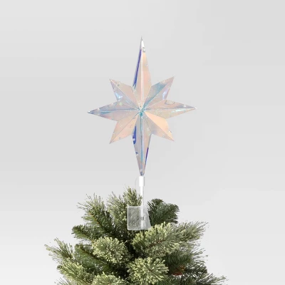 Christmas Lit Plastic Multicolor 8 Point Star Tree Topper - Wondershop™ 2 Christmas Lit Plastic Multicolor 8 Point Star Tree Topper - Wondershop™ - Image 2