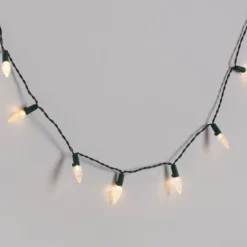 50ct Solar LED Faceted Christmas Indoor Outdoor String Lights With Green Wire - Wondershop™ -Wondershop GUEST 1510986a 6d0f 4253 98be 01ddda345b7f