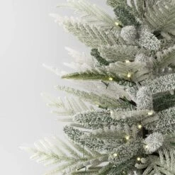 3' Pre-Lit Potted Flocked And Glittered Norfolk Artificial Christmas Tree - Wondershop™ 6 3' Pre-Lit Potted Flocked And Glittered Norfolk Artificial Christmas Tree - Wondershop™ -Wondershop GUEST 1c5af0d5 f13d 456d bdd3 fd5897540af6