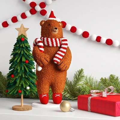 Christmas Fabric Bear Decor - Wondershop™ 1 Christmas Fabric Bear Decor - Wondershop™