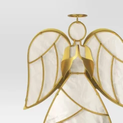 13.25" Pre-lit Angel Christmas Tree Topper Gold/White - Wondershop™ 5 13.25" Pre-lit Angel Christmas Tree Topper Gold/White - Wondershop™ -Wondershop GUEST 36a4c567 ad1c 4eb6 aac5 7960f25b0003