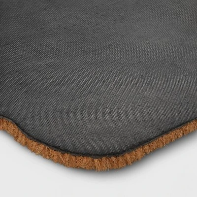 1'6"x2'6" Christmas Santa 'Ho Ho Ho' Coir Doormat Red - Wondershop™: Outdoor Novelty Rug, Medium Pile, Latex Backing 3 1'6"x2'6" Christmas Santa 'Ho Ho Ho' Coir Doormat Red - Wondershop™: Outdoor Novelty Rug, Medium Pile, Latex Backing - Image 3