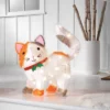 Incandescent Tinsel Calico Cat Christmas Novelty Sculpture Light With Clear Color Light Bulb - Wondershop™
