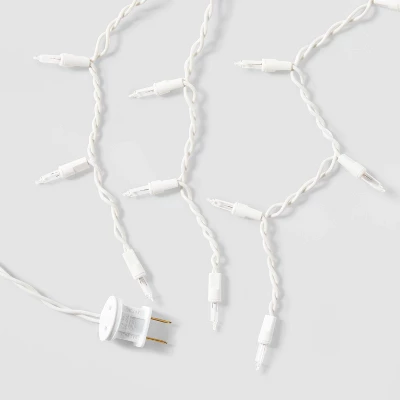 300ct Incandescent Mini Christmas Icicle Lights With White Wire - Wondershop™ 4 300ct Incandescent Mini Christmas Icicle Lights With White Wire - Wondershop™ - Image 4