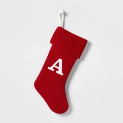 Knit Monogram Christmas Stocking Red - Wondershop™ 22 Knit Monogram Christmas Stocking Red - Wondershop™ -Wondershop GUEST 4025d7f9 cf48 4e95 84f2 330b0ef1dd03