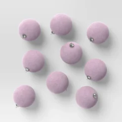 9ct 80mm Christmas Flocked Ball Ornament Set - Wondershop™ 20 9ct 80mm Christmas Flocked Ball Ornament Set - Wondershop™ -Wondershop GUEST 4ac453ed 8da5 45a2 a4e5 e744b3e245cb