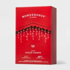 300ct Incandescent Mini Christmas Icicle Lights With White Wire - Wondershop™ 8 300ct Incandescent Mini Christmas Icicle Lights With White Wire - Wondershop™ -Wondershop GUEST 4ce9237b 04e4 40bf a8ab 62354b390c30