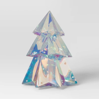 12.8" Christmas Lit Iridescent Tree Decor - Wondershop™ 2 12.8" Christmas Lit Iridescent Tree Decor - Wondershop™ - Image 2
