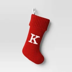 Knit Monogram Christmas Stocking Red - Wondershop™ 32 Knit Monogram Christmas Stocking Red - Wondershop™ -Wondershop GUEST 4da1cfe4 7b19 4689 aafd 826cc1d7deed