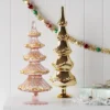 10.25" Christmas Glass Tree Pink - Wondershop™