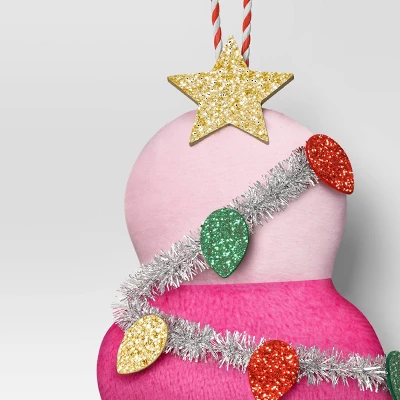 6" Christmas Fabric Ice Cream Cone Ornament - Wondershop™ 2 6" Christmas Fabric Ice Cream Cone Ornament - Wondershop™ - Image 2