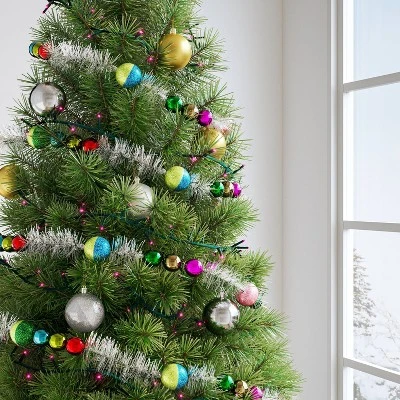 9.5' 3mm 100ct LED Micro Christmas String Lights With Green Wire - Wondershop™ 1 9.5' 3mm 100ct LED Micro Christmas String Lights With Green Wire - Wondershop™