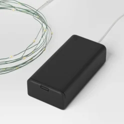 30ct LED Battery Operated Christmas Dewdrop Fairy String Lights Warm White With Green Wire - Steady/Twinkle - Wondershop™ -Wondershop GUEST 63621aea 9716 4da5 a923 72e67889e39b