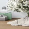 48" Christmas Dia Faux Fur Snowflake Shaped Tree Skirt - Wondershop™