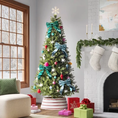 6.75" Christmas Metallic Bow Ornament Green - Wondershop™ 1 6.75" Christmas Metallic Bow Ornament Green - Wondershop™