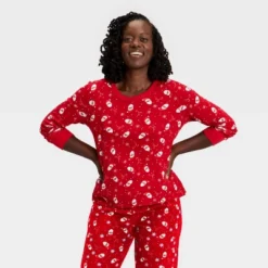 Women's Santa Print Ribbed Long Sleeve Holiday Matching Family Pajama Shirt - Wondershop™ Red 8 Women's Santa Print Ribbed Long Sleeve Holiday Matching Family Pajama Shirt - Wondershop™ Red -Wondershop GUEST 65adab42 0d8c 4997 a75e ee11145fdeee