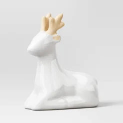 3ct Christmas Ceramic Deer Decor Set White- Wondershop™ -Wondershop GUEST 66be0bcb 57ef 439e 9c38 4ff08d7f83c1