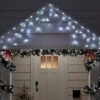 70ct LED Christmas Icicle Lights With White Wire - Wondershop™