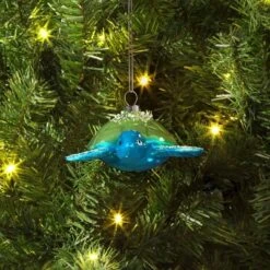 Wondershop 3 Christmas Glass Sea Turtle Ornament - Wondershop™