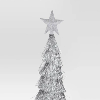 2pk Christmas 18" And 12" Tinsel Trees - Wondershop™ 2 2pk Christmas 18" And 12" Tinsel Trees - Wondershop™ - Image 2