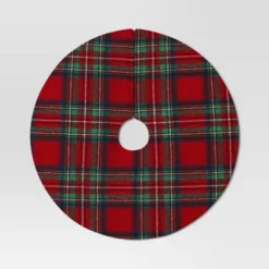 16" Christmas Dia Red/Green Plaid Mini Tree Skirt - Wondershop™ -Wondershop GUEST 74f6347a 6113 4034 aafc 9e172598a05c