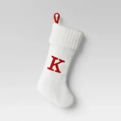 Knit Monogram Christmas Stocking White - Wondershop™ -Wondershop GUEST 7afbafb2 6135 4c51 af45 94db5648b99a