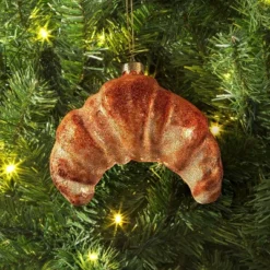Christmas Glass Croissant Ornament - Wondershop™