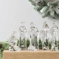 6pc Acrylic Christmas Nativity Scene Figurine Set - Wondershop™