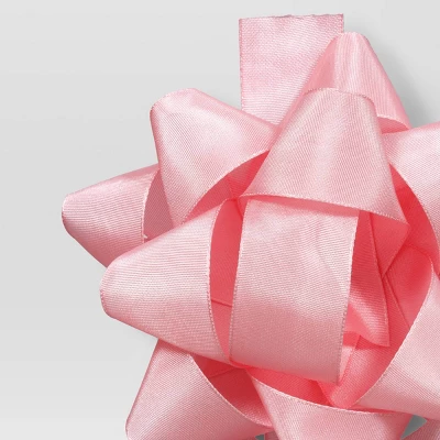 6" Christmas Holiday Cheer Giant Bow Pink - Wondershop™ 2 6" Christmas Holiday Cheer Giant Bow Pink - Wondershop™ - Image 2