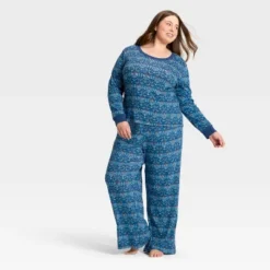 Women's Hanukkah Ribbed Long Sleeve Shirt And Pants Holiday Matching Family Pajama Set - Wondershop™ Blue 9 Women's Hanukkah Ribbed Long Sleeve Shirt And Pants Holiday Matching Family Pajama Set - Wondershop™ Blue -Wondershop GUEST 886cfb8e db5e 4b53 8536 6866ae6b2f5a