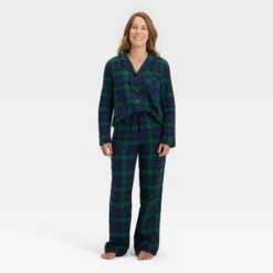 Women's Plaid Flannel Long Sleeve Shirt And Pants Holiday Matching Family Pajama Set - Wondershop™ Navy Blue 8 Women's Plaid Flannel Long Sleeve Shirt And Pants Holiday Matching Family Pajama Set - Wondershop™ Navy Blue -Wondershop GUEST 8baa454d 60d7 4aea 8019 f091b2e198ae