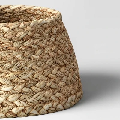 7" Natural Grass Woven Mini Christmas Tree Collar - Wondershop™: Wicker Style 2 7" Natural Grass Woven Mini Christmas Tree Collar - Wondershop™: Wicker Style - Image 2