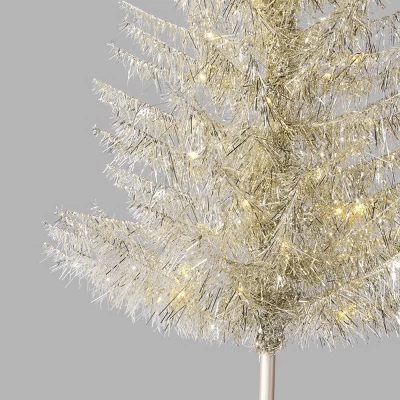 Christmas Champagne Tinsel Tree - Wondershop™ 3 Christmas Champagne Tinsel Tree - Wondershop™ - Image 3