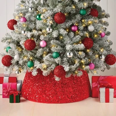 Christmas Roll Up Sequin Collar Red - Wondershop™ 1 Christmas Roll Up Sequin Collar Red - Wondershop™