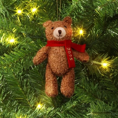 Christmas Fabric Bear Ornament - Wondershop™ 1 Christmas Fabric Bear Ornament - Wondershop™