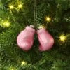 Christmas Glass Pink Boxing Glove Ornament - Wondershop™