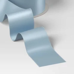 36' Christmas Premium Satin Ribbon Light Blue - Wondershop™ -Wondershop GUEST a395cec1 6bc5 4c49 940d 03a1df8c59ca