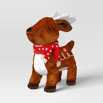 14'' Christmas Animated Plush Dancing Reindeer - Wondershop™ 2 14'' Christmas Animated Plush Dancing Reindeer - Wondershop™ - Image 2
