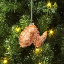 Christmas Glass Chicken Wing Ornament - Wondershop™
