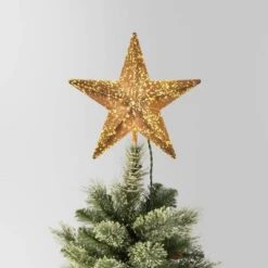 10" Pre-lit Faux Mercury Star Christmas Tree Topper - Wondershop™ -Wondershop GUEST adbc3b87 0252 4eb7 82bf dad016cfb7c7