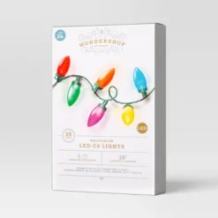 25ct LED C9 Classic Glow Indoor Outdoor Christmas String Lights With Green Wire - Wondershop™ 8 25ct LED C9 Classic Glow Indoor Outdoor Christmas String Lights With Green Wire - Wondershop™ -Wondershop GUEST b20ade25 9d0e 4c2f b8ab 037475735cbe