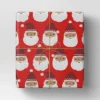 40” 125 Sq Ft Christmas Roll Wrap Medium Skin Tone Santa - Wondershop™