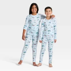Kids' "Tis The Ski-son!" Cozy Knit Long Sleeve Shirt And Pants Holiday Matching Family Pajama Set - Wondershop™ Blue 9 Kids' "Tis The Ski-son!" Cozy Knit Long Sleeve Shirt And Pants Holiday Matching Family Pajama Set - Wondershop™ Blue -Wondershop GUEST bac4f86a c123 4a1e 9b07 ac31402aa9d9