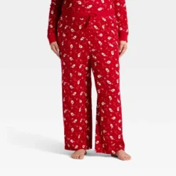 Women's Santa Print Ribbed Holiday Matching Family Pajama Pants - Wondershop™ Red 9 Women's Santa Print Ribbed Holiday Matching Family Pajama Pants - Wondershop™ Red -Wondershop GUEST bdc0e3f8 537f 45b4 b386 1d89e084d913
