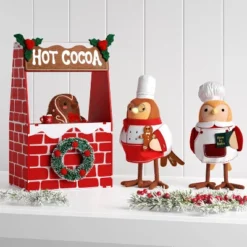 Christmas Featherly Friends Hot Cocoa Stand Decor - Wondershop™