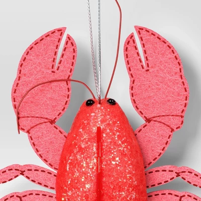 Christmas Fabric Lobster Ornament - Wondershop™ 2 Christmas Fabric Lobster Ornament - Wondershop™ - Image 2